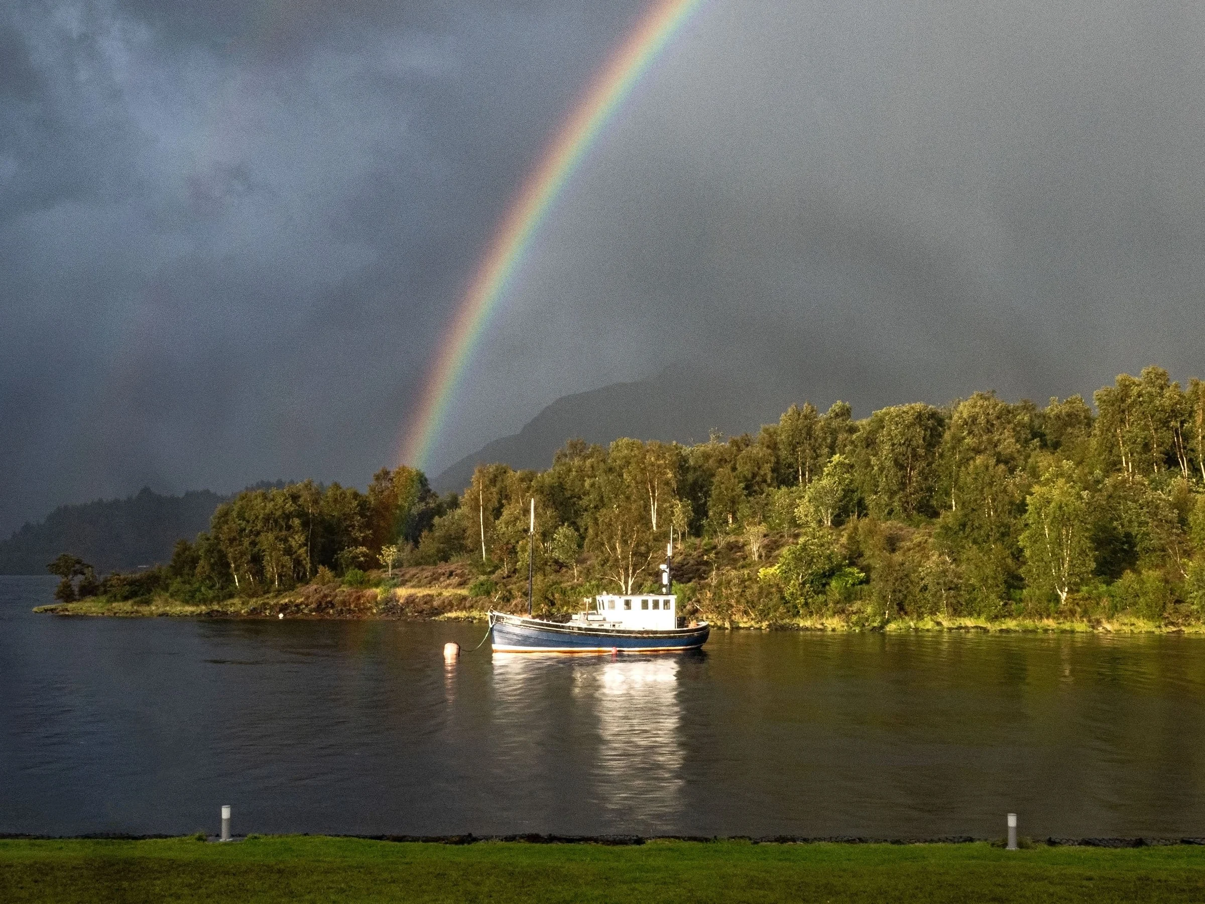 Scotland • Glencoe • Rainbow over the loch • Aug 9, 2025