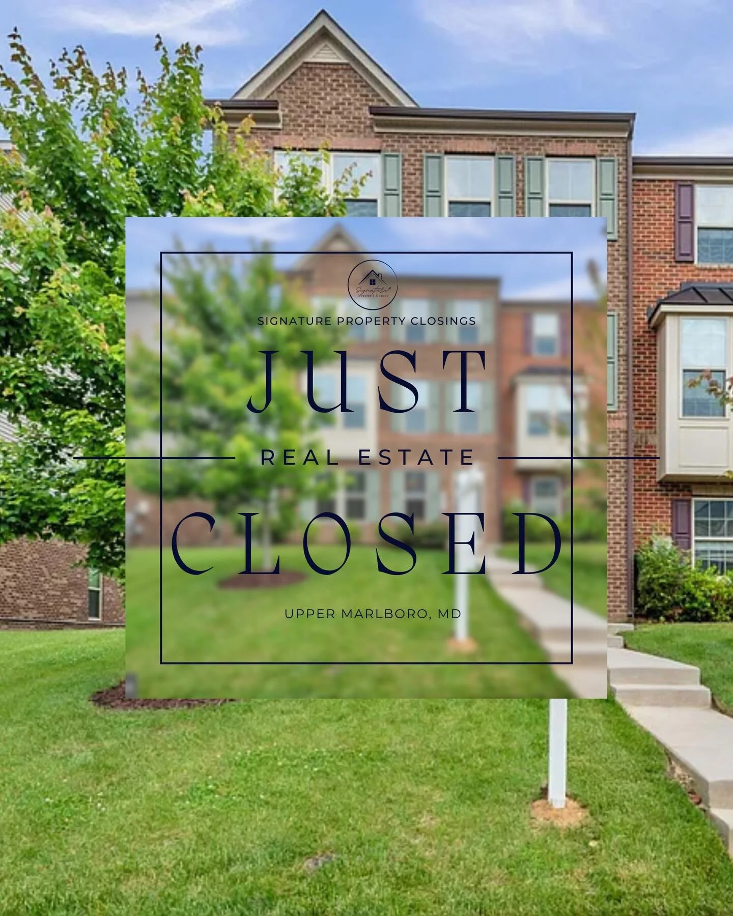 Just Closed!

Closings By Signature Property Closings

&ldquo;It&rsquo;s not just a closing, it&rsquo;s an experience!&rdquo;

Interested in closing with SPC? Email us your ratified contract today! 

Signature Property Closings 
Serving DC, MD, VA, &