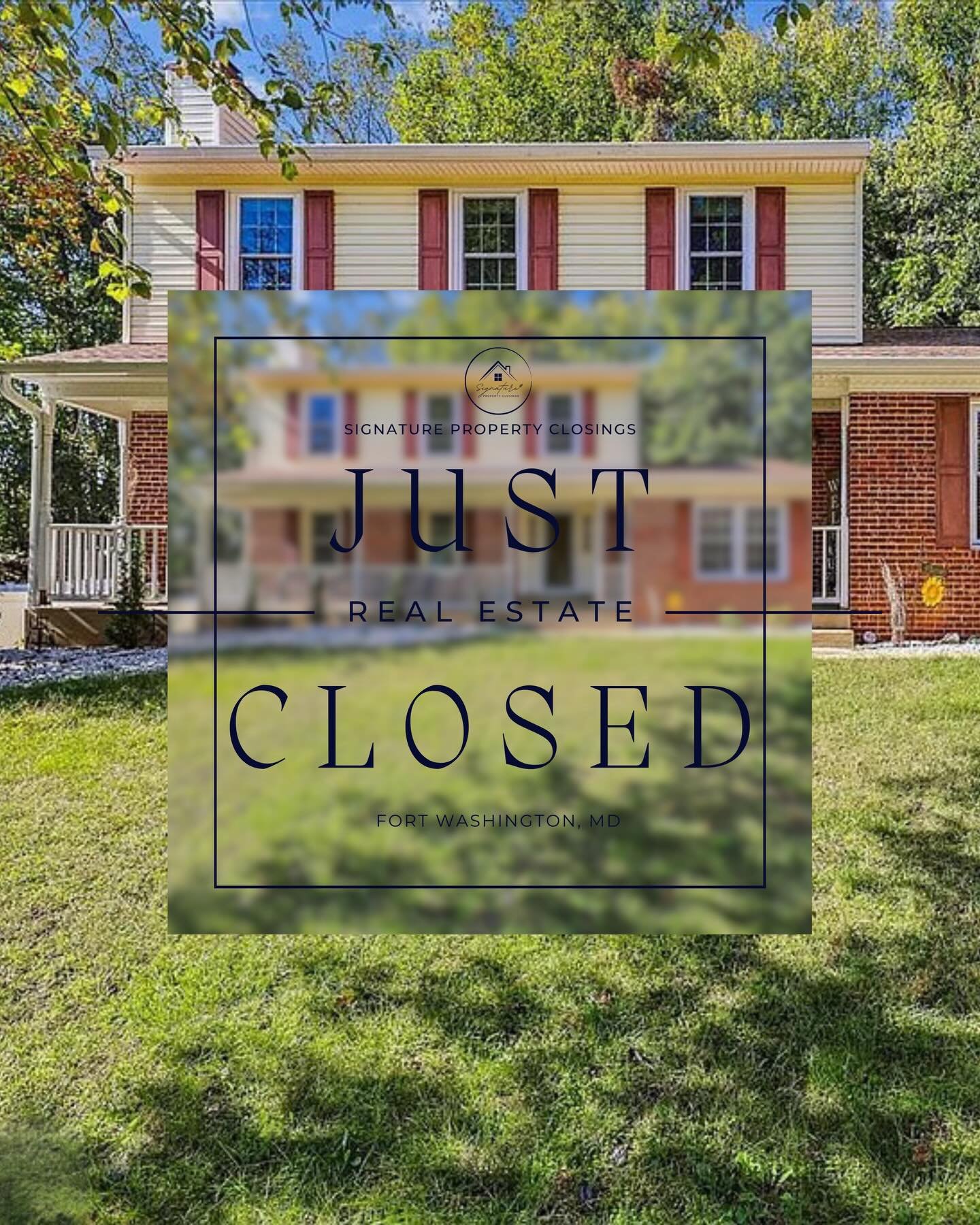 Just Closed!

Closings By Signature Property Closings

&ldquo;It&rsquo;s not just a closing, it&rsquo;s an experience!&rdquo;

Interested in closing with SPC? Email us your ratified contract today! 

Signature Property Closings 
Serving DC, MD, VA, &