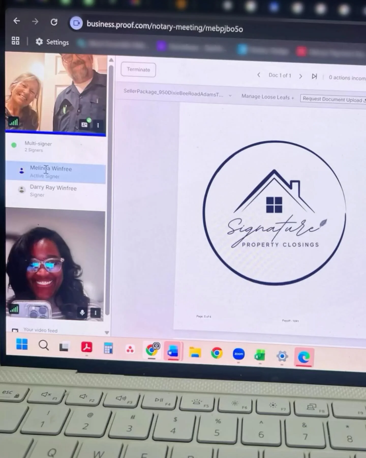 One of the advantages of closing with SPC is that Sellers can sign their closing documents securely online, on their own time, and without ever stepping into an office.

Remote Online Notarization (RON)👩🏾&zwj;💻✨

Email a copy of your ratified cont