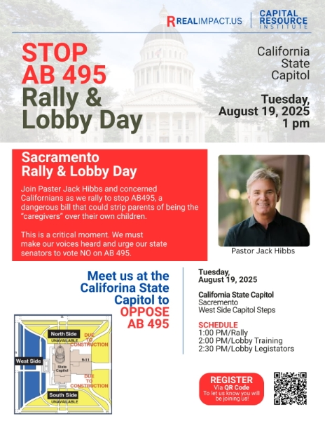 STOP AB 495 Rally and Lobby Day