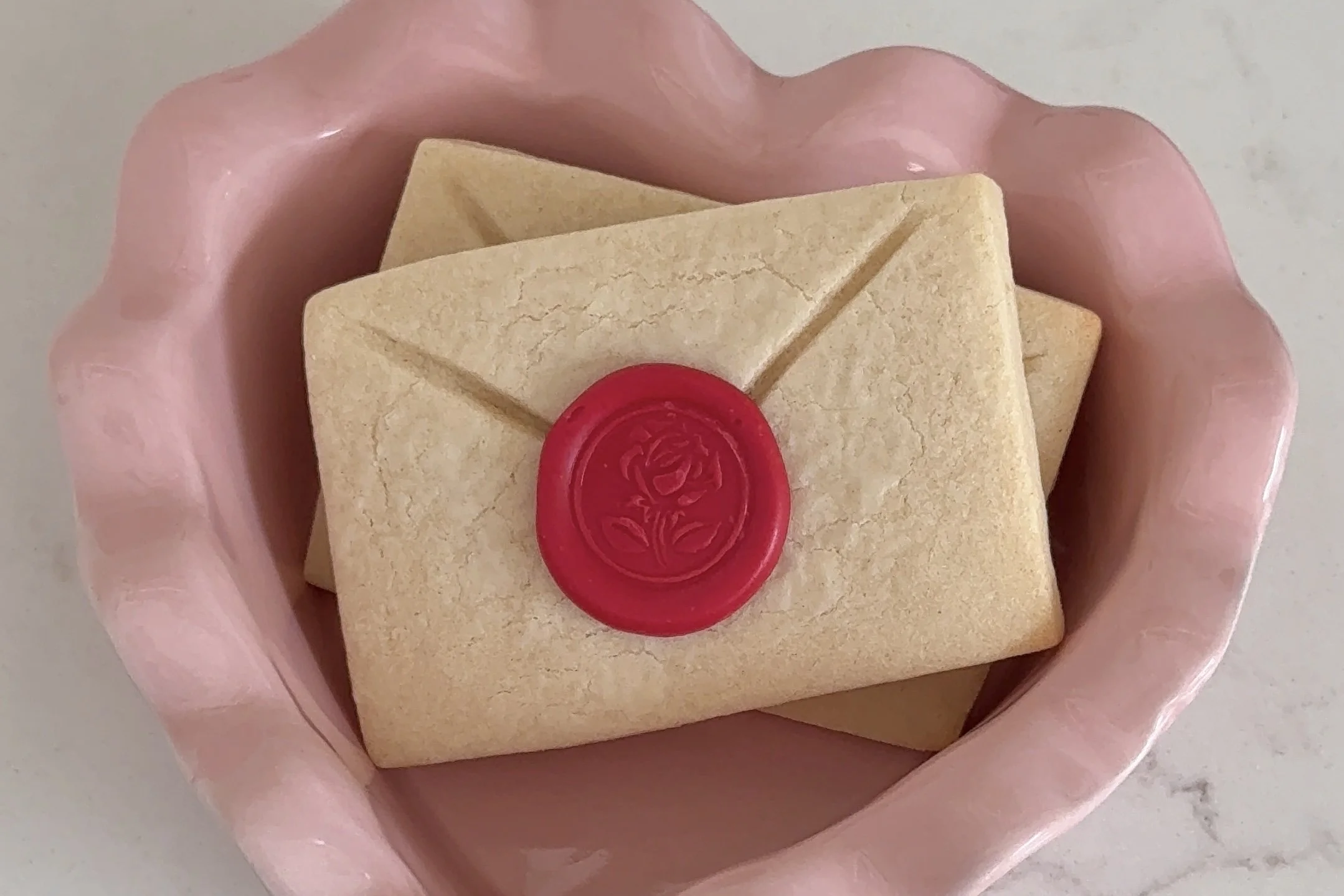 love letter cookies.