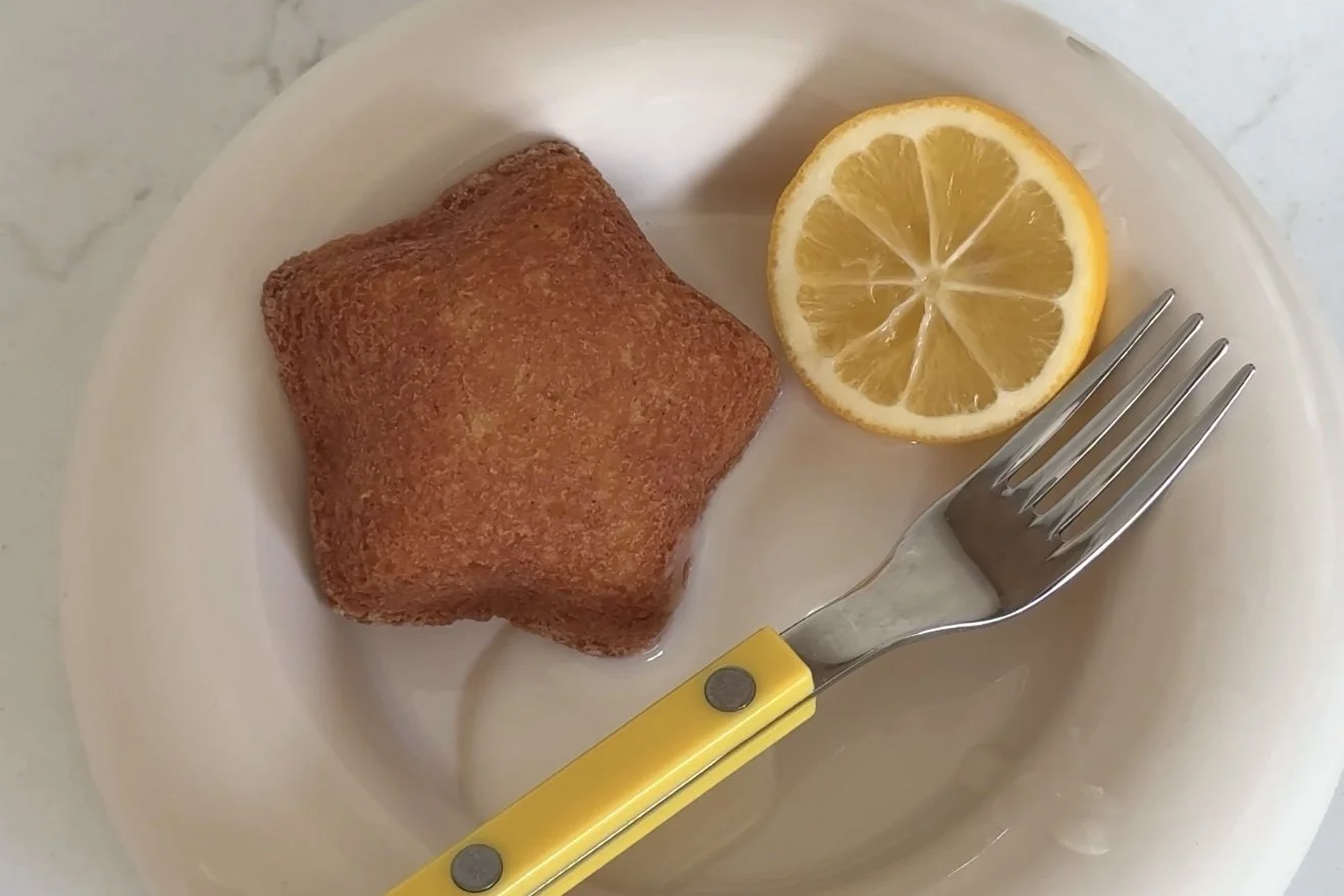 meyer lemon madeleines.