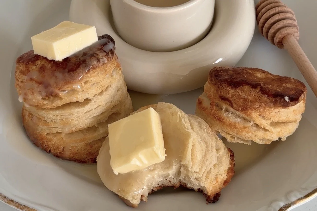 honey butter scones.