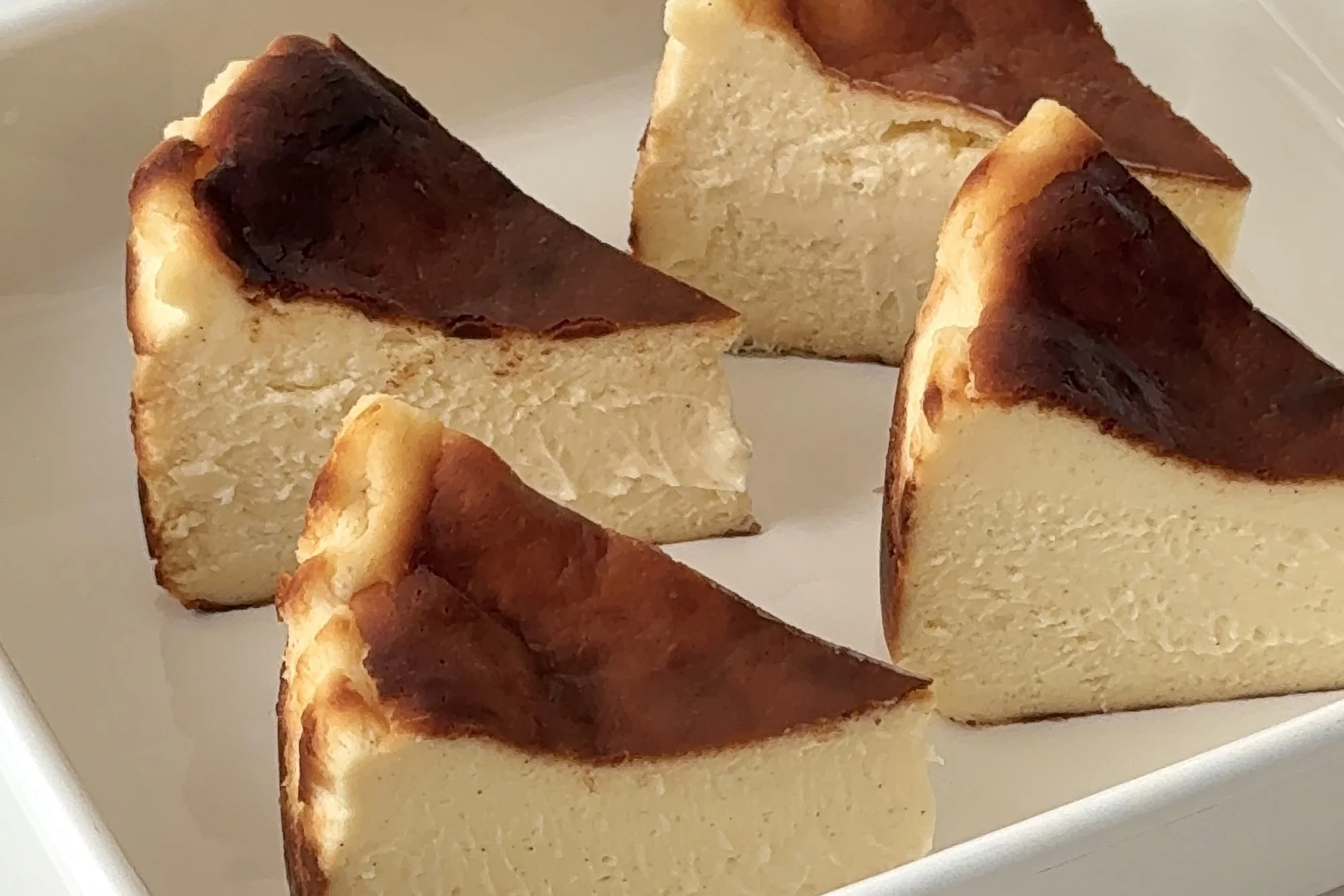 basque cheesecake.
