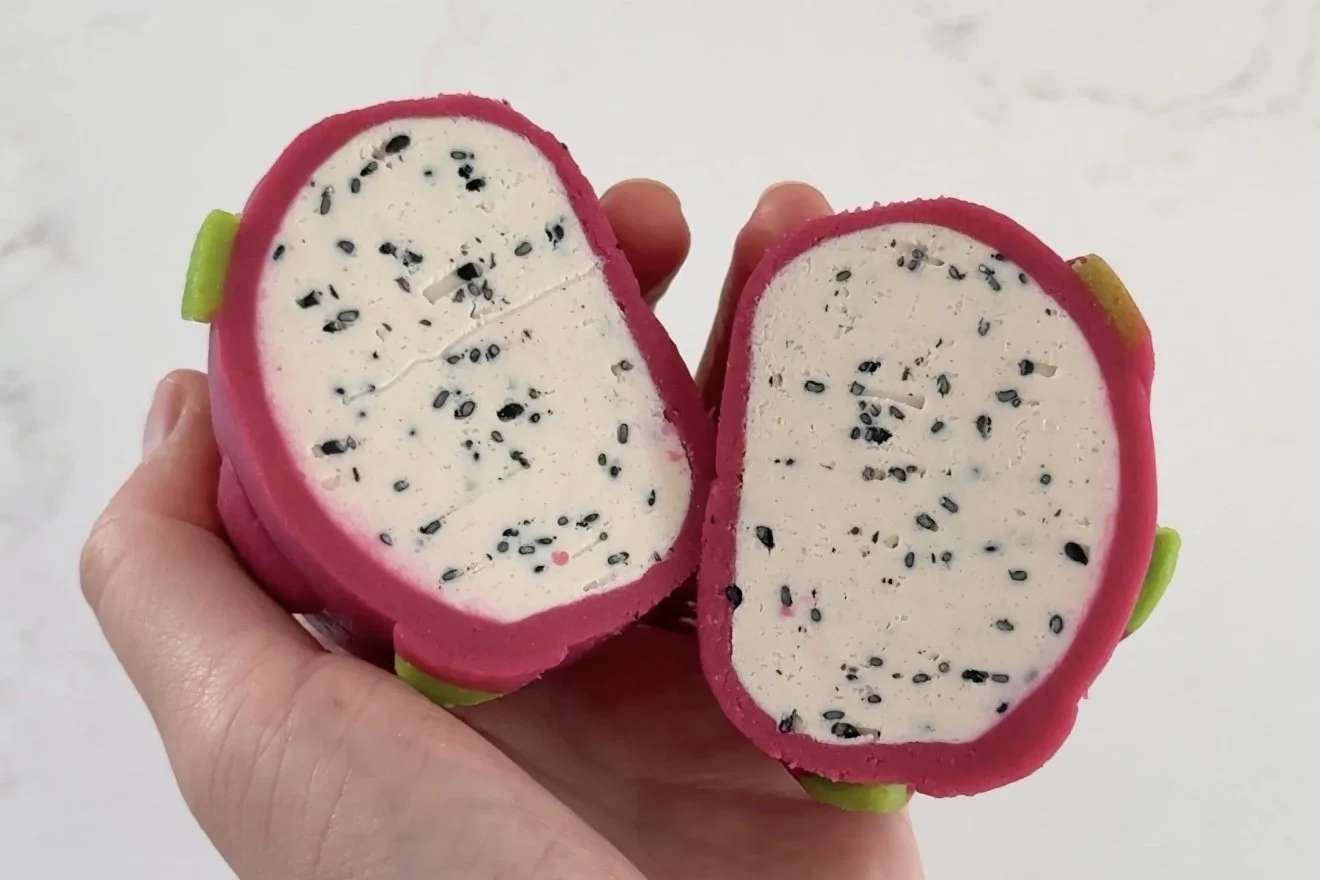 dragon fruit cookies.