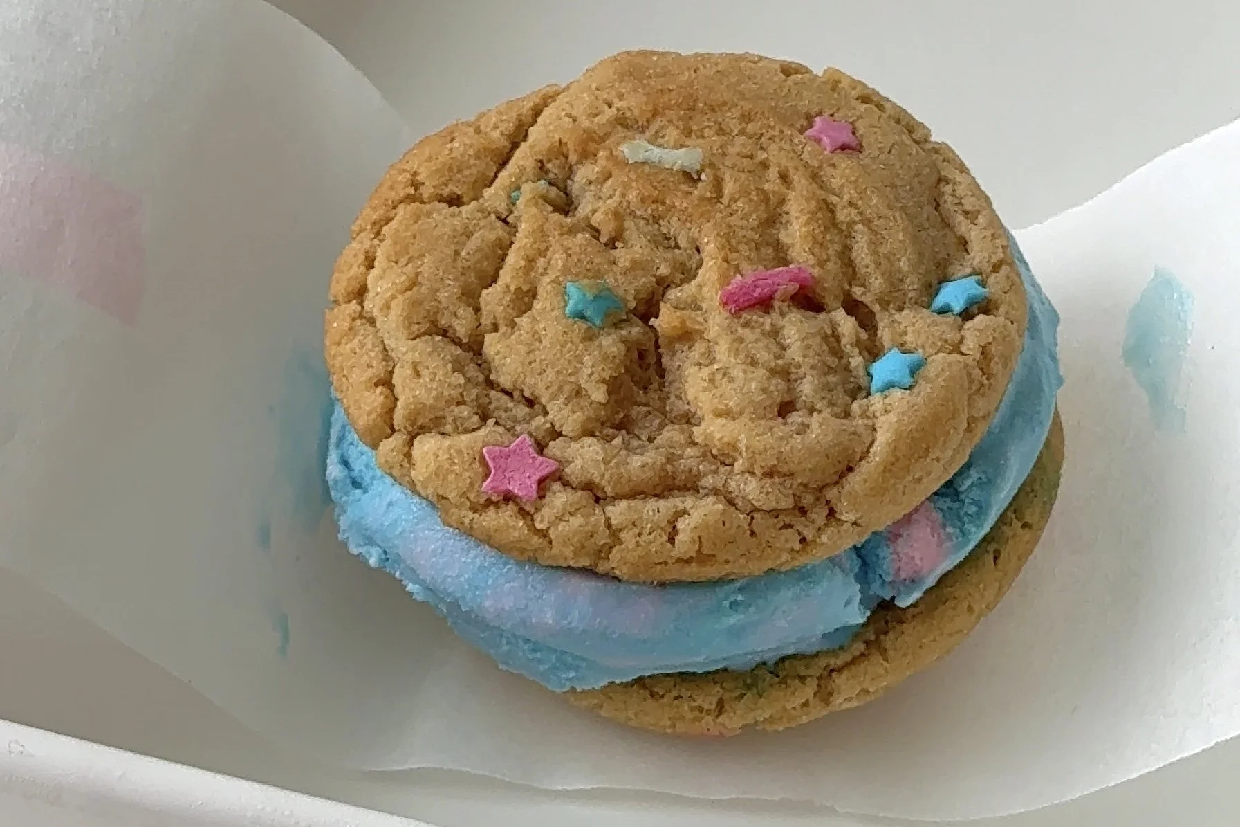 cotton candy ice cream sandwiches.