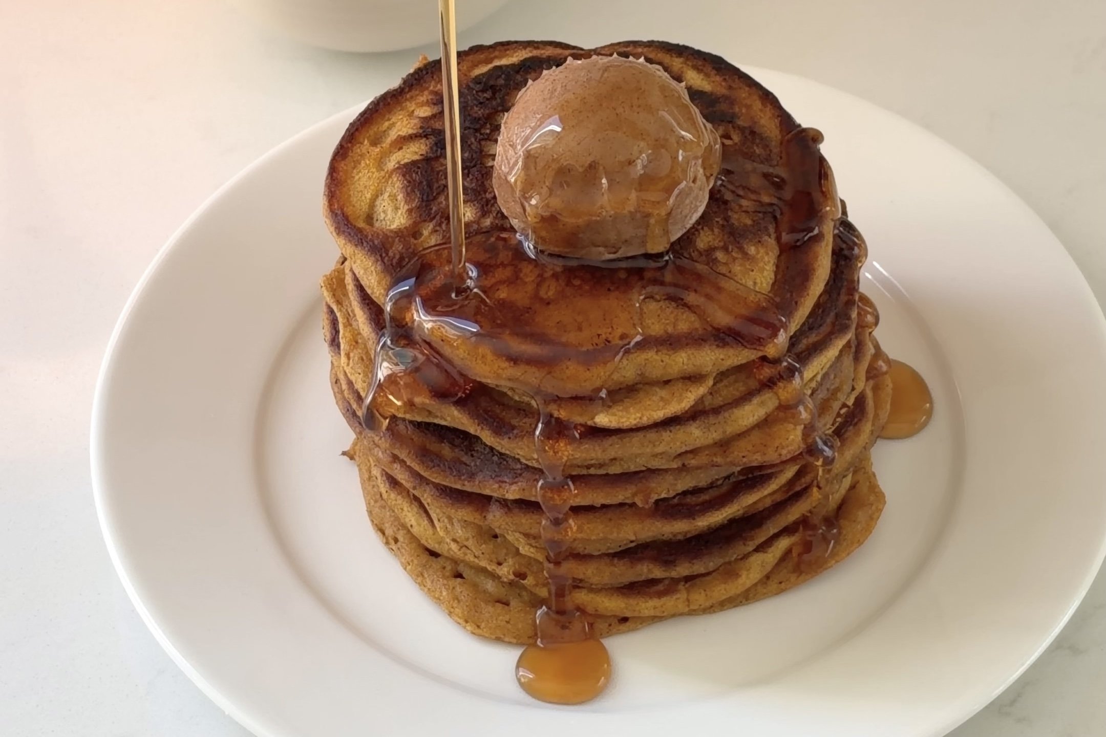 pumpkin pancakes.
