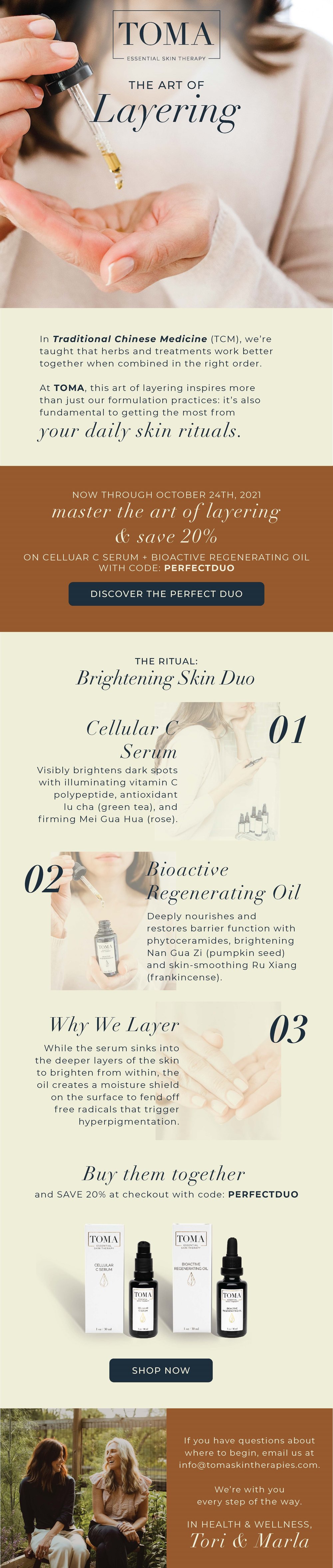 Toma Skin Therapies Email 10.20.2021 - 20% Off Perfect Duo.jpg
