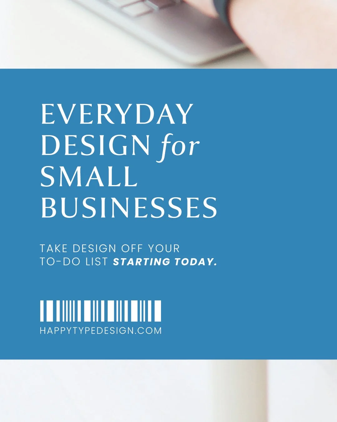 We know small business owners wear a lot of hats, but &ldquo;designer&rdquo; doesn&rsquo;t have to be one of them. That&rsquo;s where we come in, the creative partner who keeps your visuals polished, cohesive, and always working for you. Happy Type D