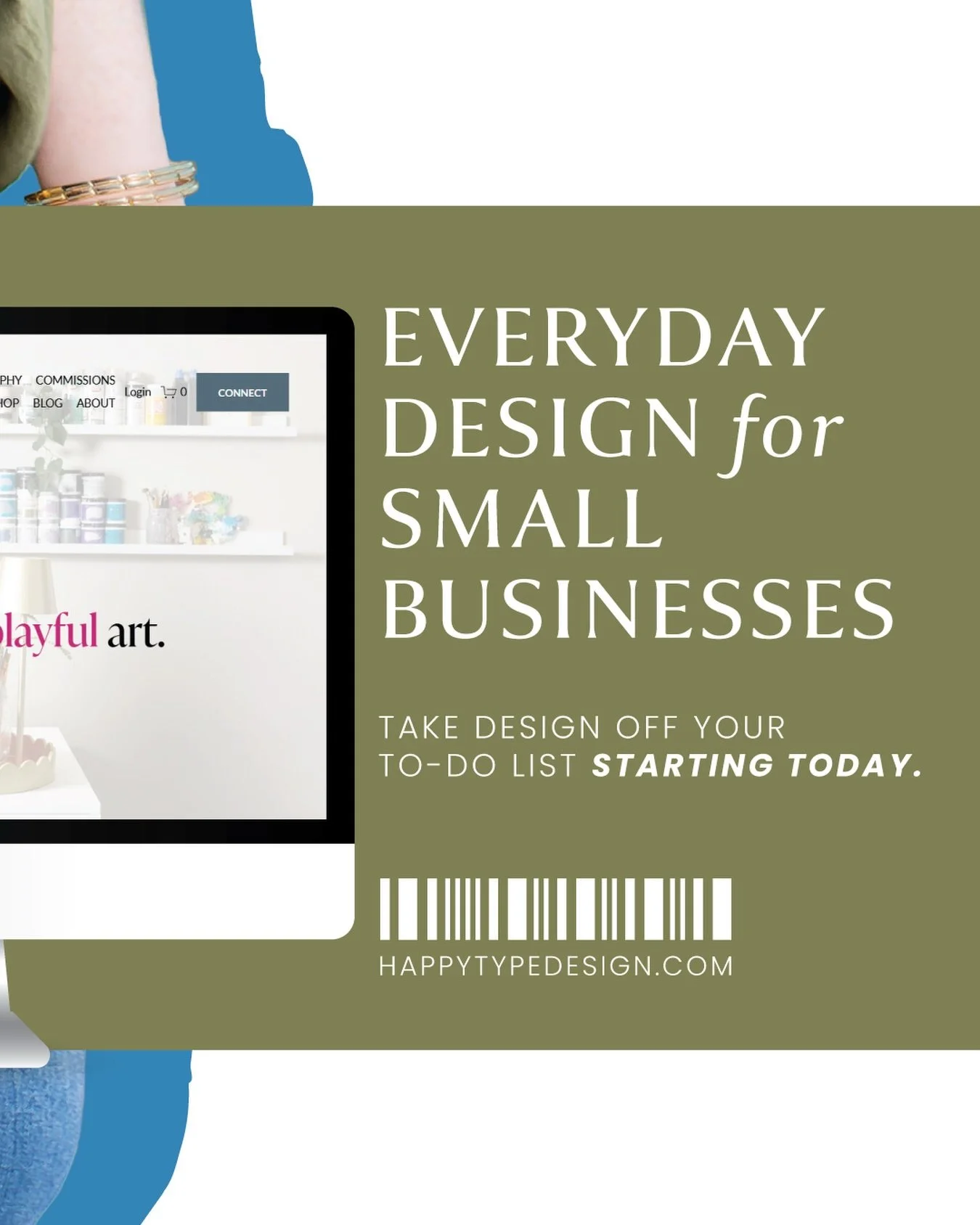 We know small business owners wear a lot of hats, but &ldquo;designer&rdquo; doesn&rsquo;t have to be one of them. That&rsquo;s where we come in, the creative partner who keeps your visuals polished, cohesive, and always working for you. Happy Type D