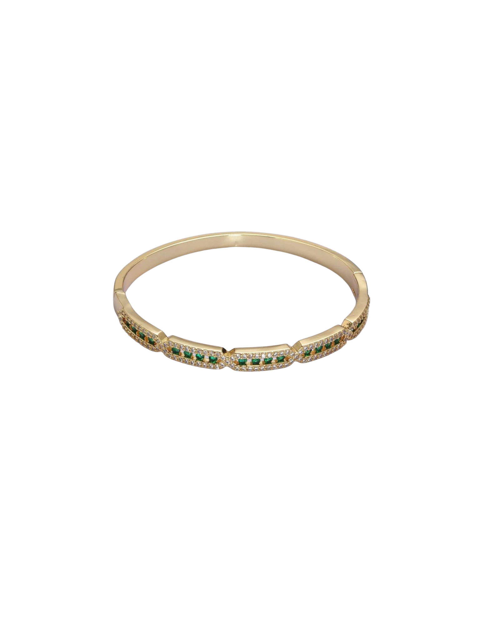 The Emerald Art Deco Cuff