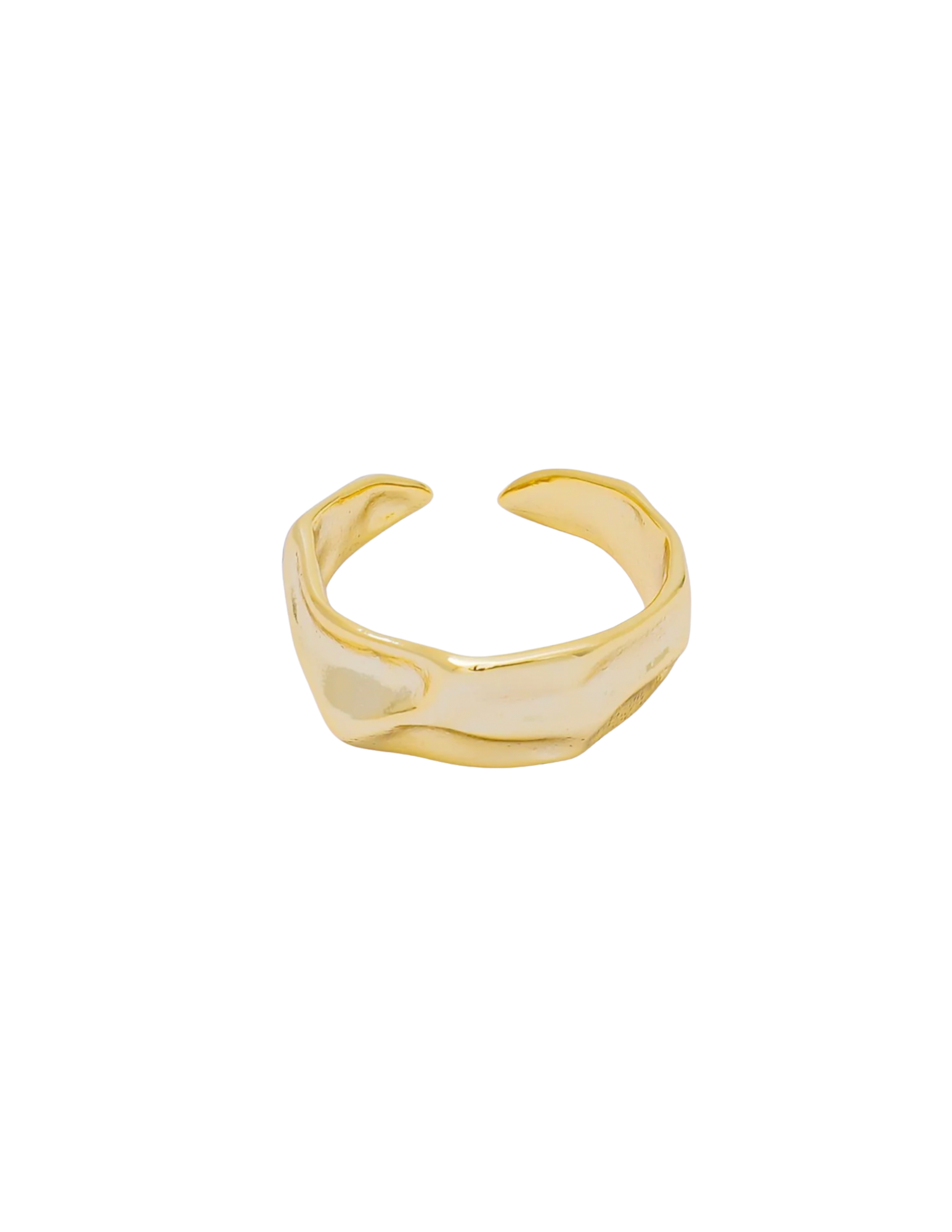 Liquid Gold Wave Ring