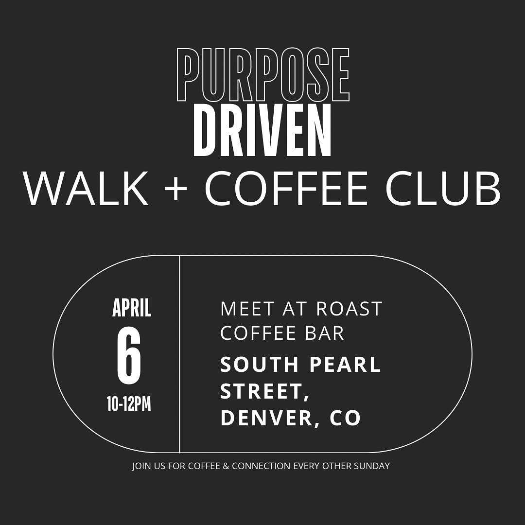 NEW LOCATION - This week, we are testing out a new spot! We&rsquo;ll meet at Roast Coffee Bar and walk around Wash Park. After the walk, we&rsquo;ll return to Roast to enjoy coffee &amp; conversations. Whether you are looking to connect with others o