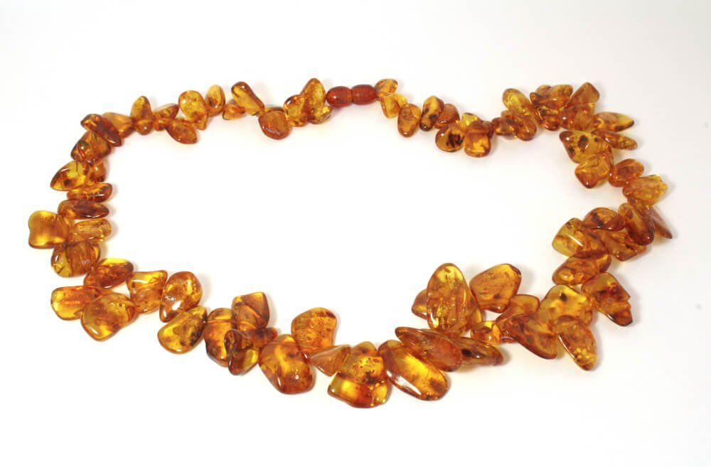 Amber Baltic Golden Amber Necklace 40.8g Natural Baltic Amber #山奇艺术 - Shop  shanchiart Antique shop Necklaces - Pinkoi