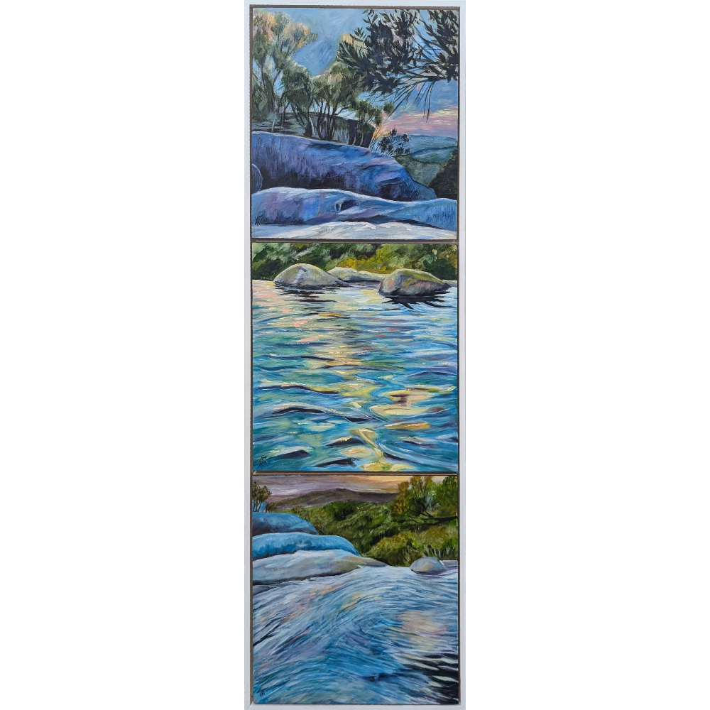 Triptych "Secret Waterhole" #1