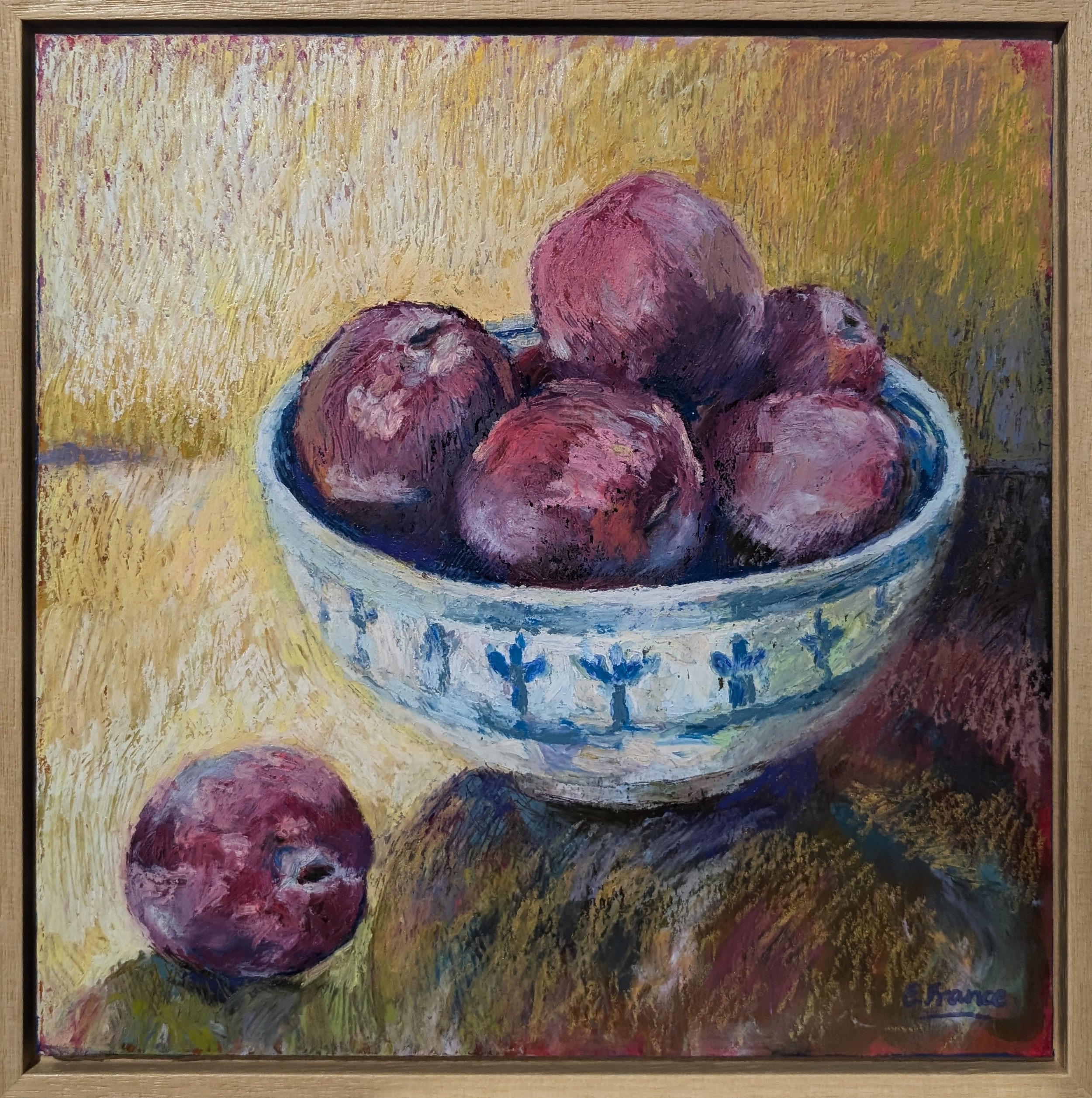 Taormina Bowl with Plums
