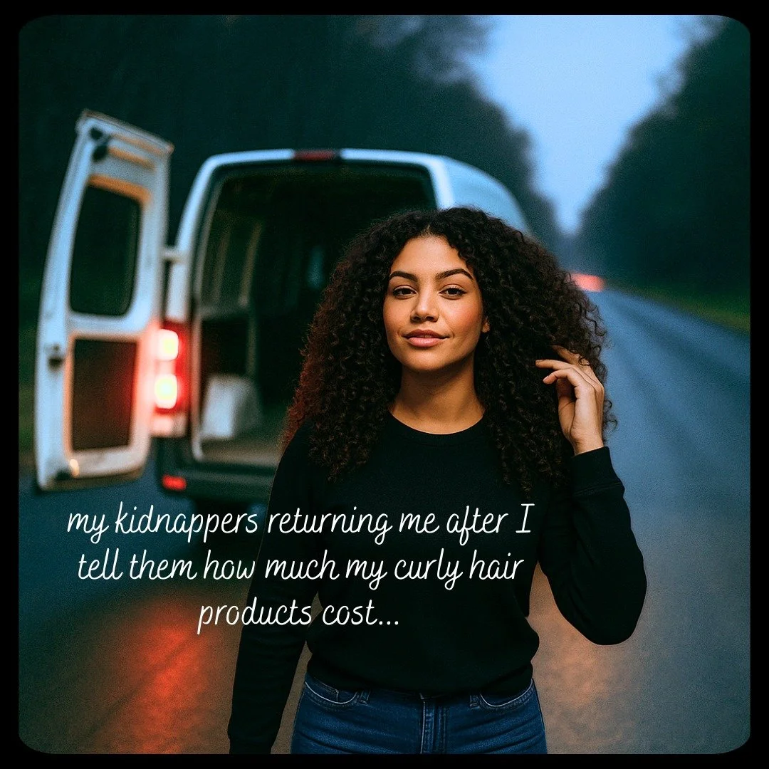 🚨 BREAKING NEWS:
Local kidnappers traumatized after one whiff of her deep conditioner bill 💸🌀

&ldquo;She said she needed a $50 leave-in&hellip; and low suds shampoo&hellip; what even IS that?!&rdquo;

They dropped her off at Ulta with a note that