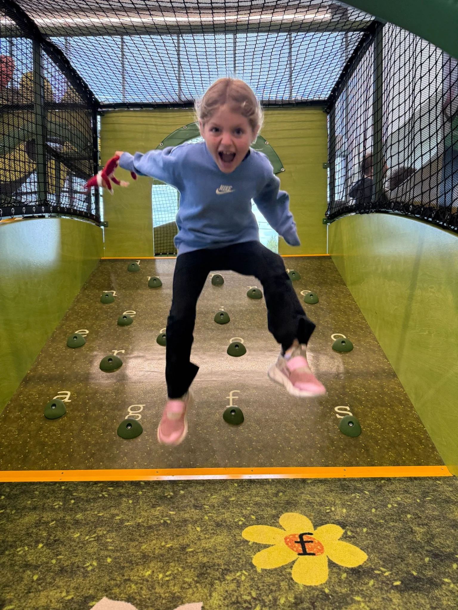 Ava at Cleveland Library playplace