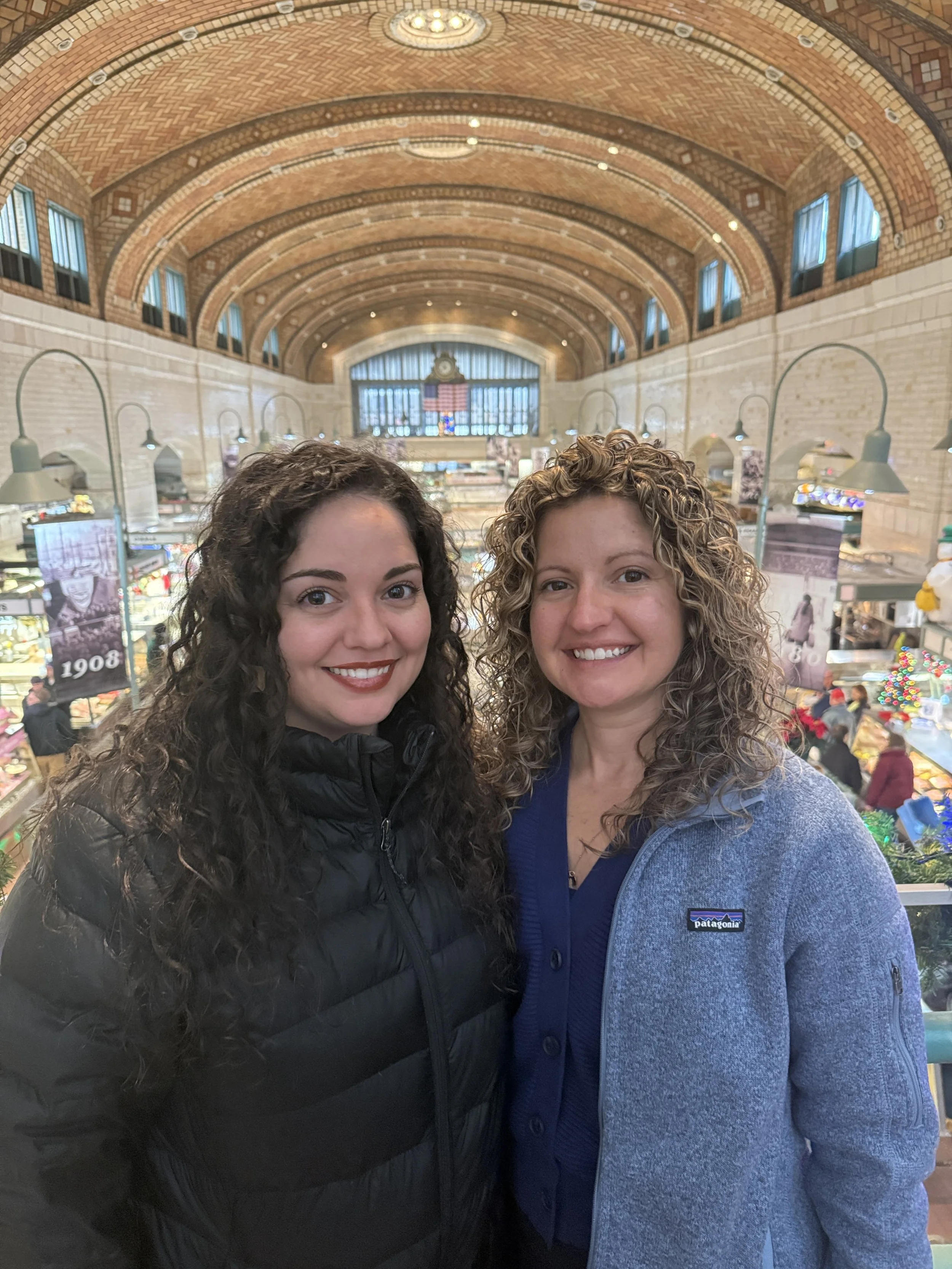 Tirzah and Felicia at Westside Market