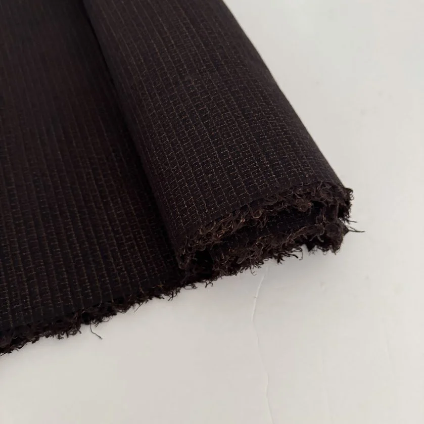 Brown Beehive 12yds Entire Pongee Kimono Silk TK11