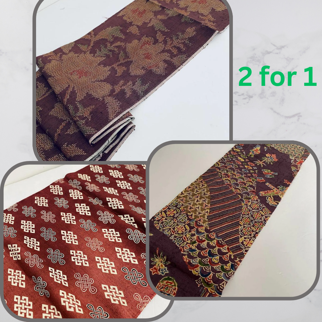 2 for 1 Offer! 2 Matching Kimono Silk Panels #24133