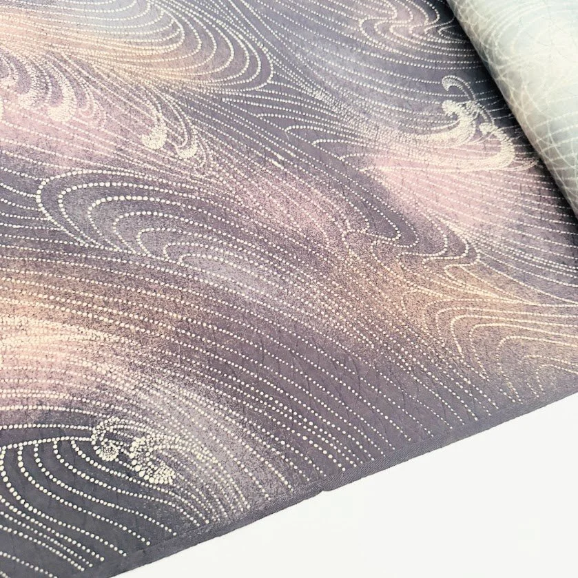 Moonlit Current 12yds Entire Kimono Silk RW32