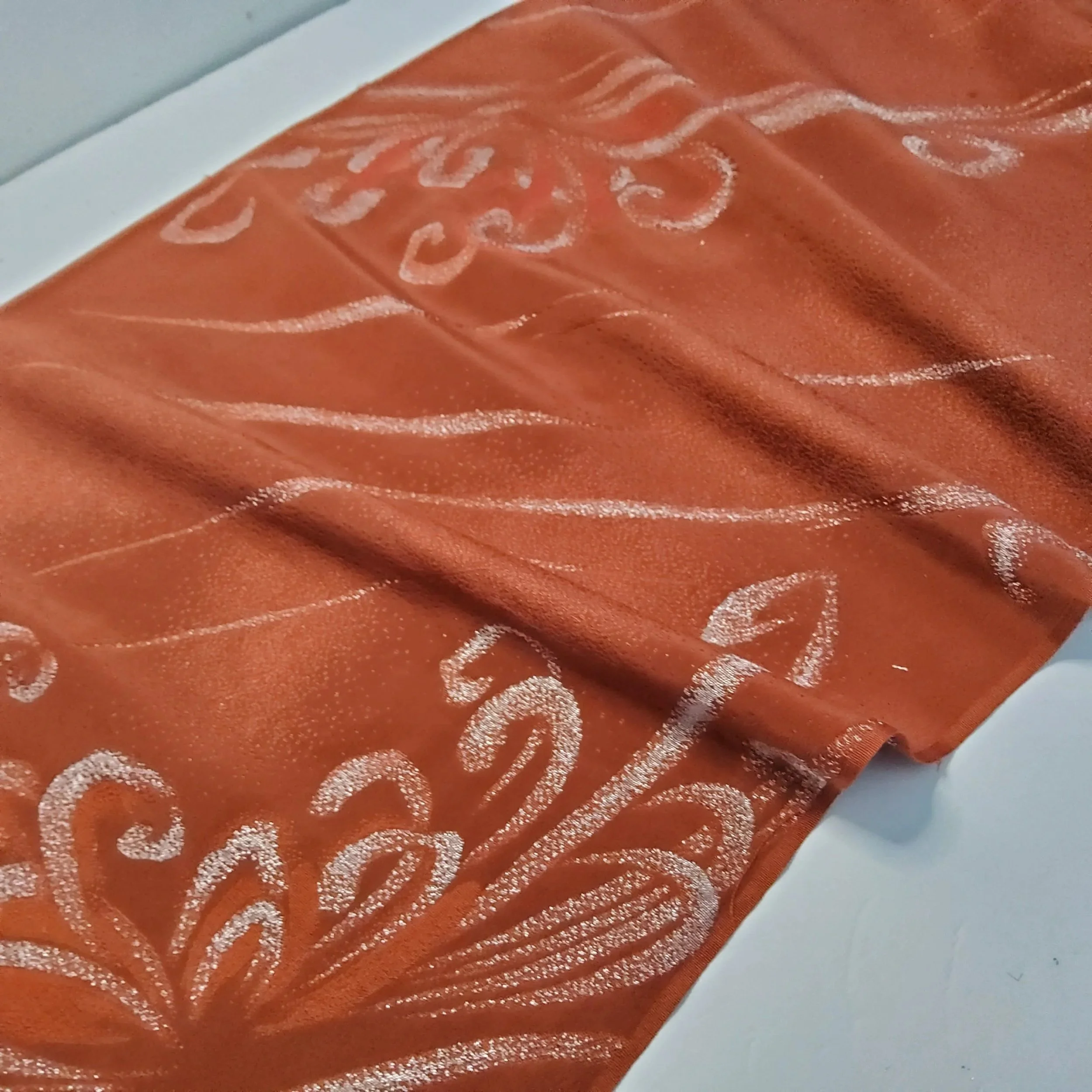 Gust of Wind Brocade 1900-1925s Antique Kimono Silk RU42