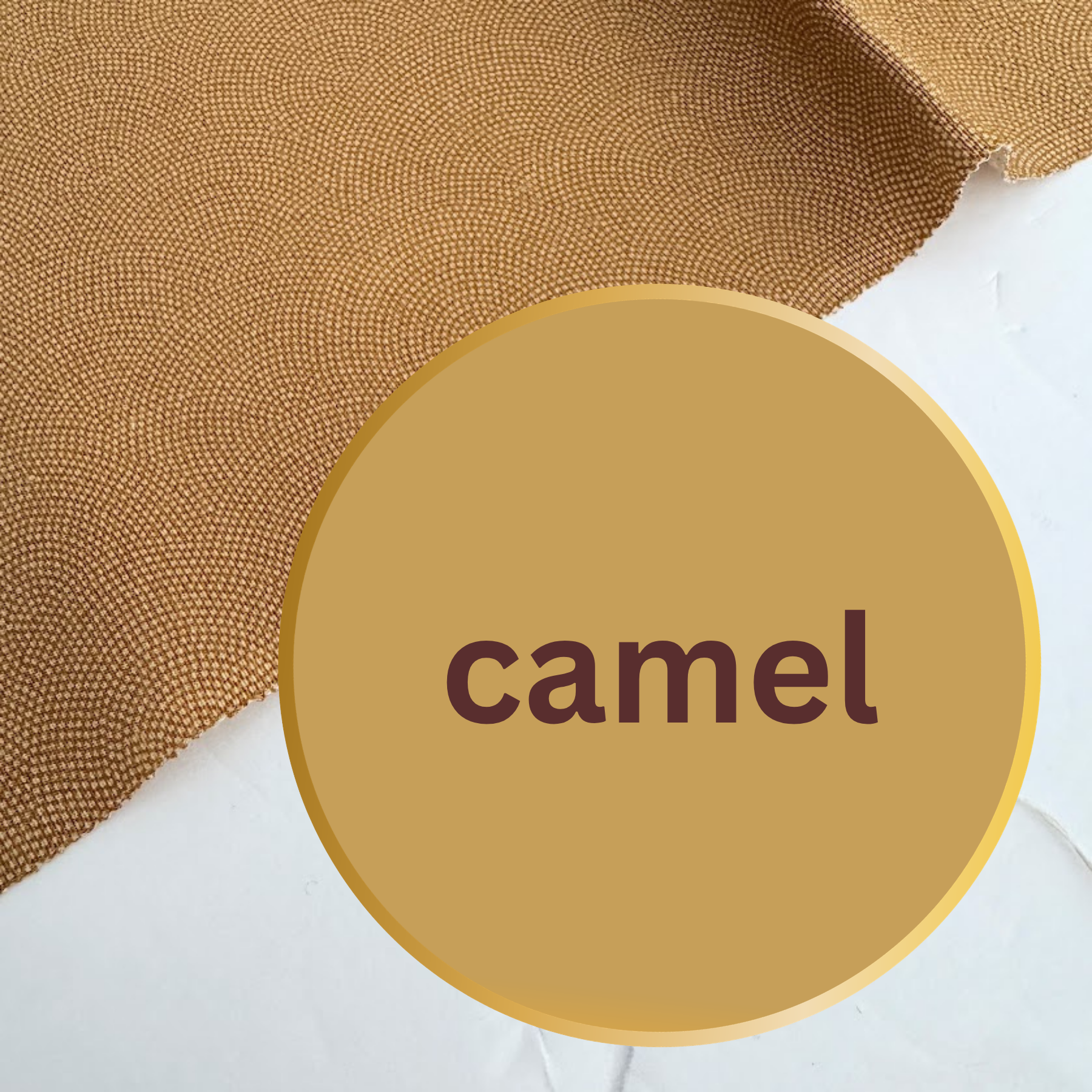 Camel Wave Edo Komon Kimono Silk RW88