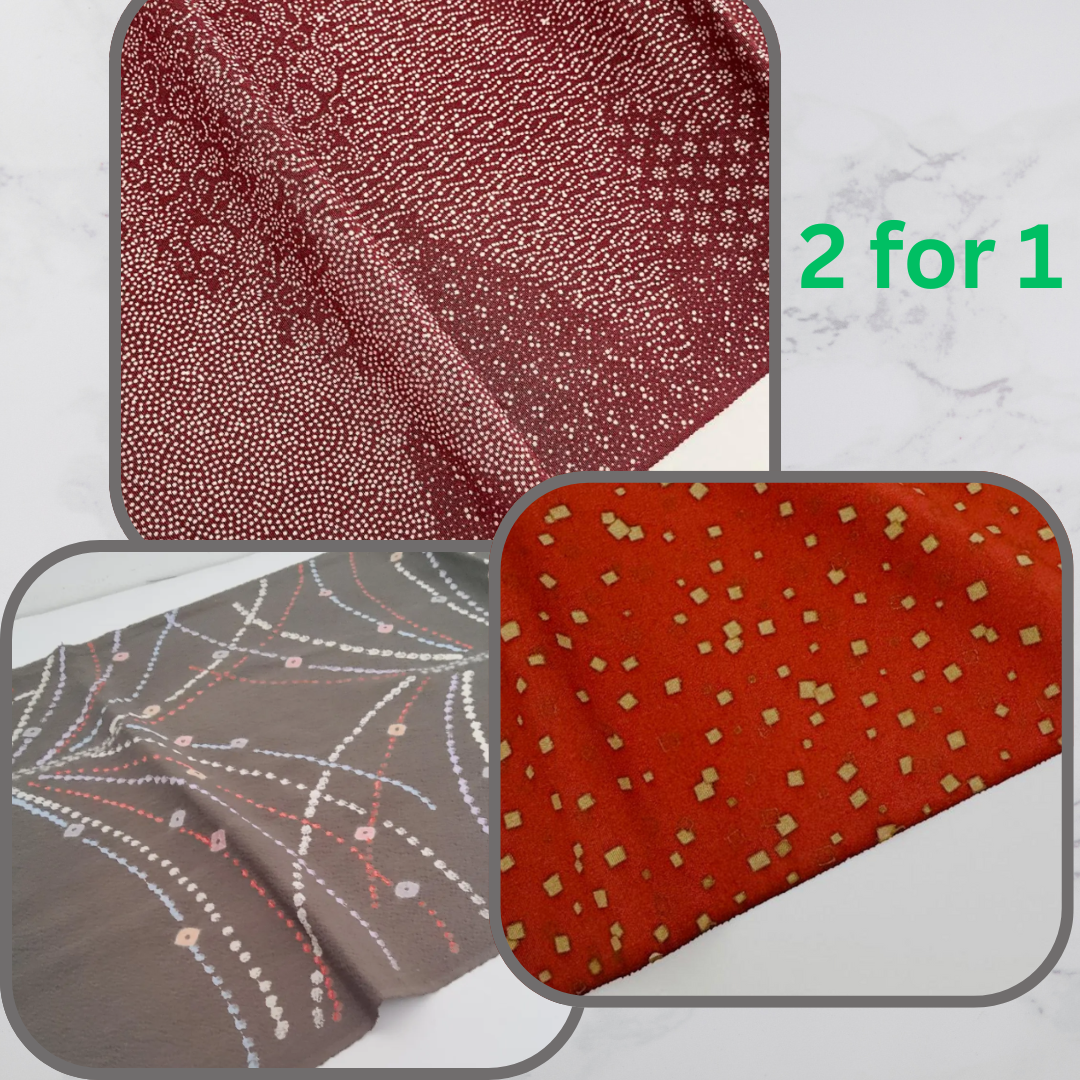 2 for 1 Offer! 2 Matching Kimono Silk Panels #24135