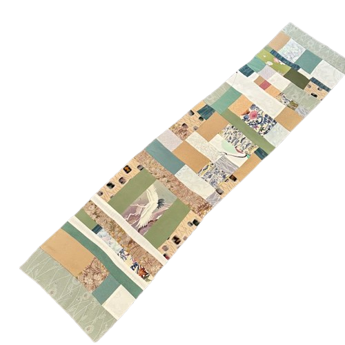 Crane Pre-Sewn Ready to Use Silk Patchwork Roll