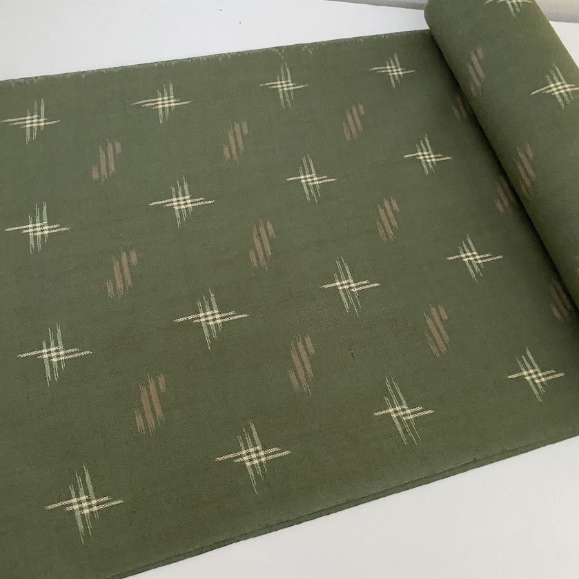 Olive Stardust Wool Kimono Bolt BW29