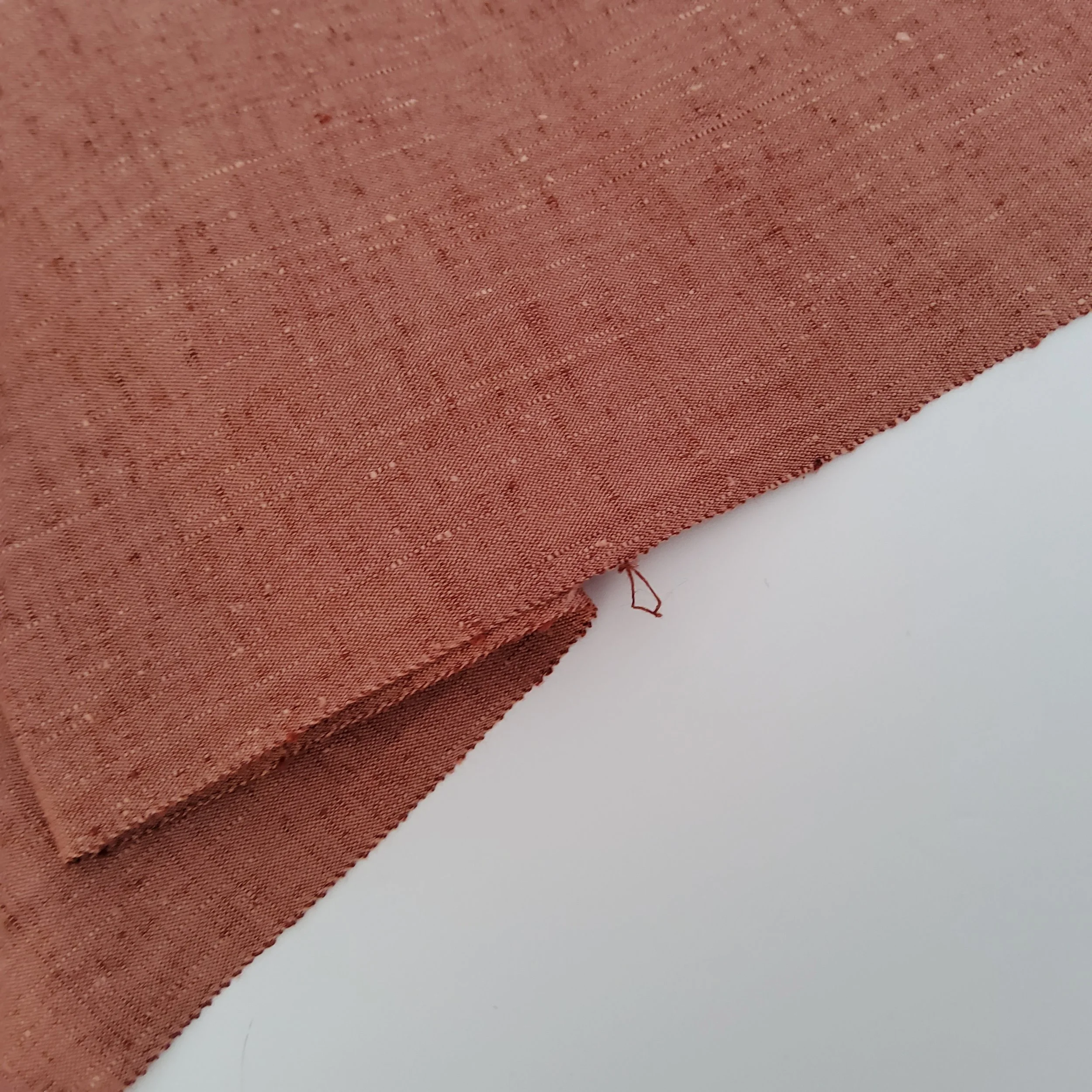 Burnt Clay Coffee Dyed Silk Kimono Fabric SCH44