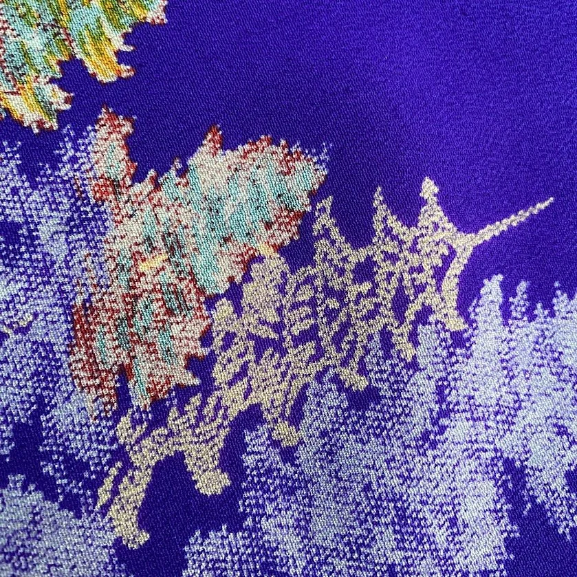 Distant Past 1920-30s Yuzen Dyed Kimono Silk Bolt BS14