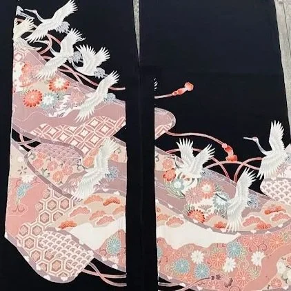 Renewal #C#D Tomesode Black Silk ToF84