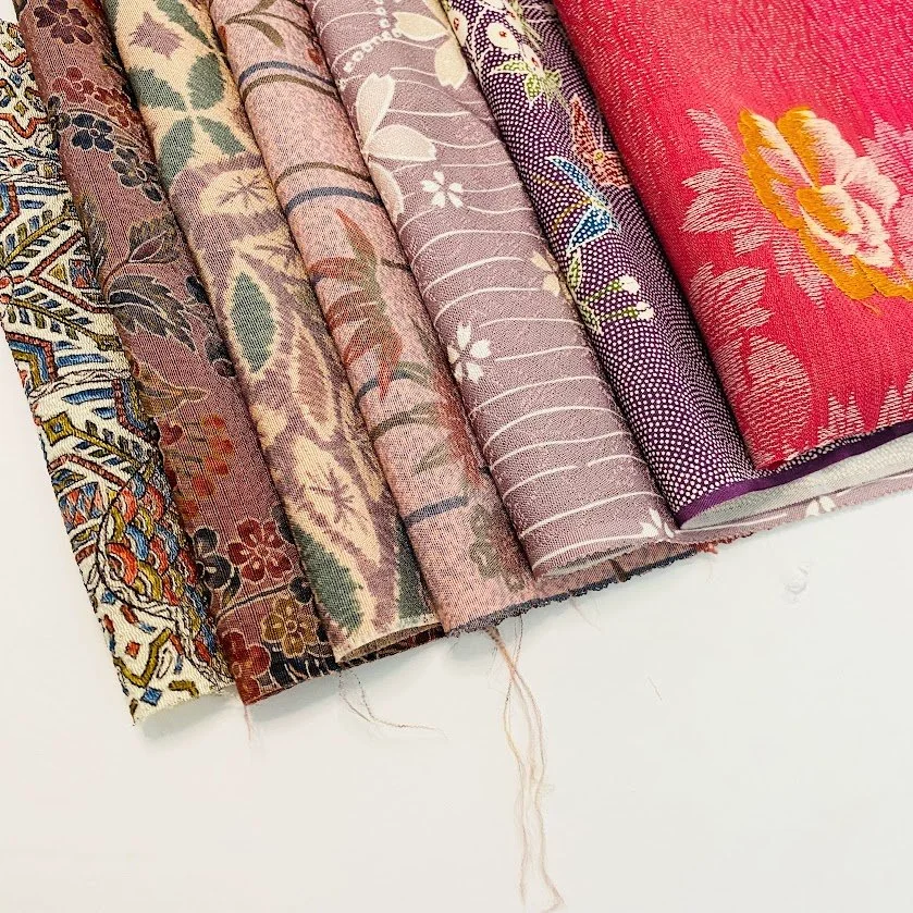 Bundle #209 Quartz Kimono Silk Panels