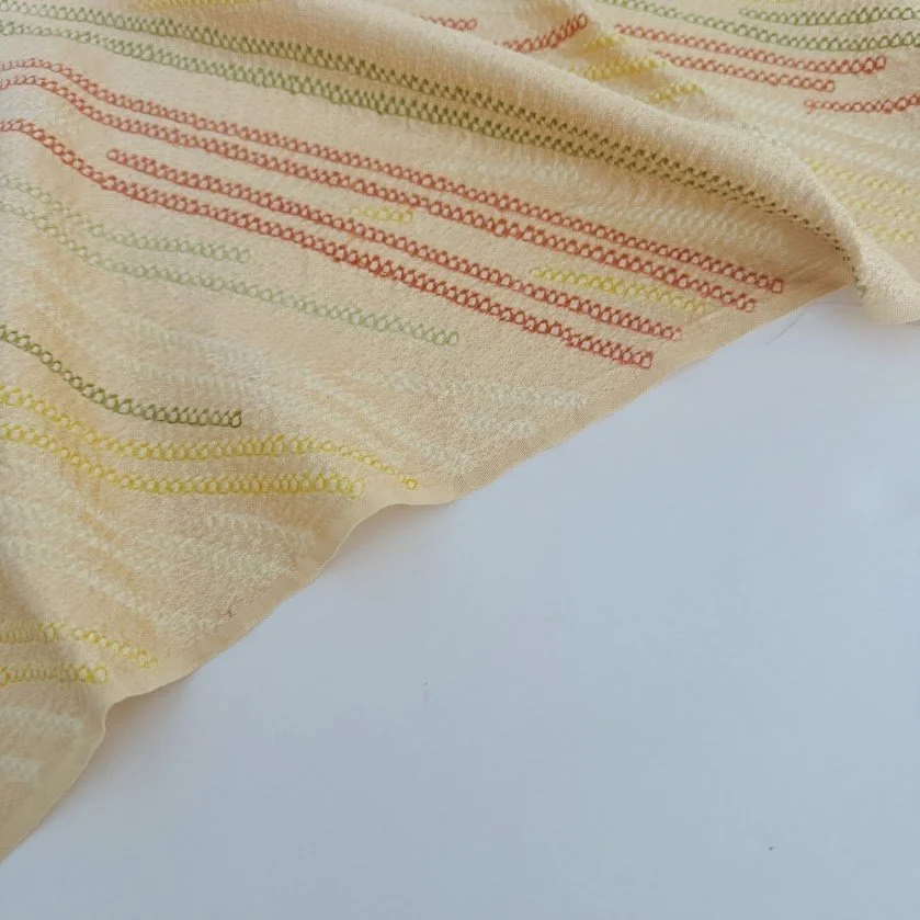 Sunshower Shibori Silk Fabric SF61