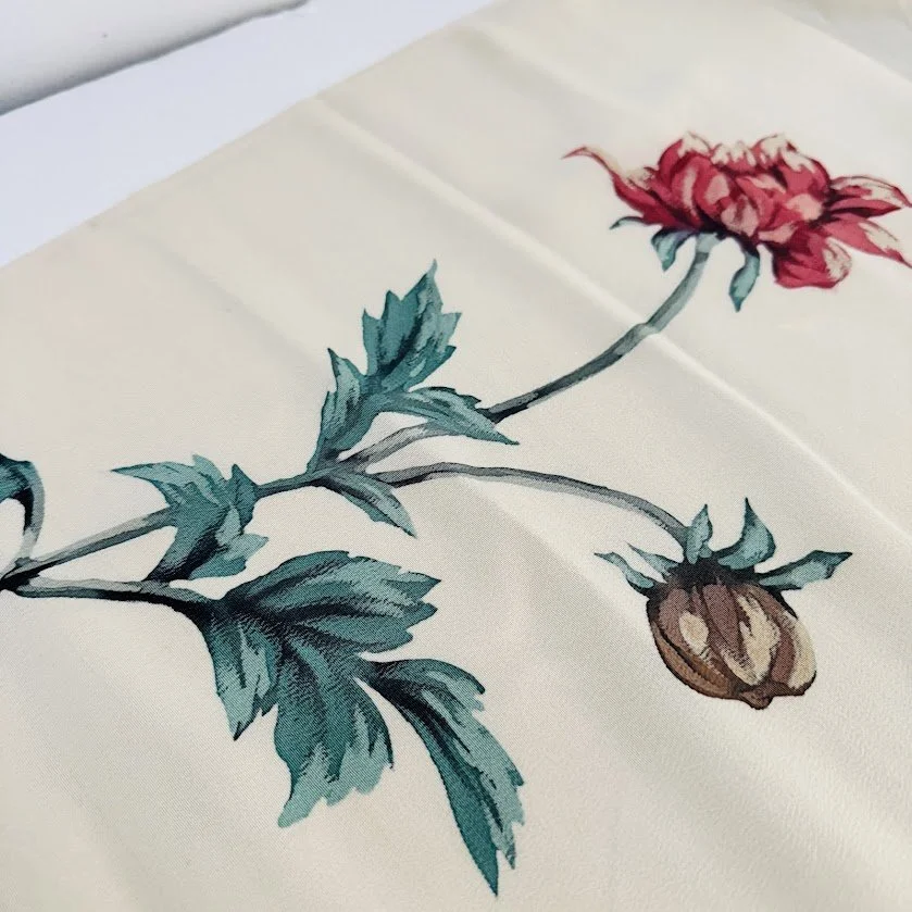 Solitaire 1950s 10.5yd Entire Hand Painted Haori Silk RW18