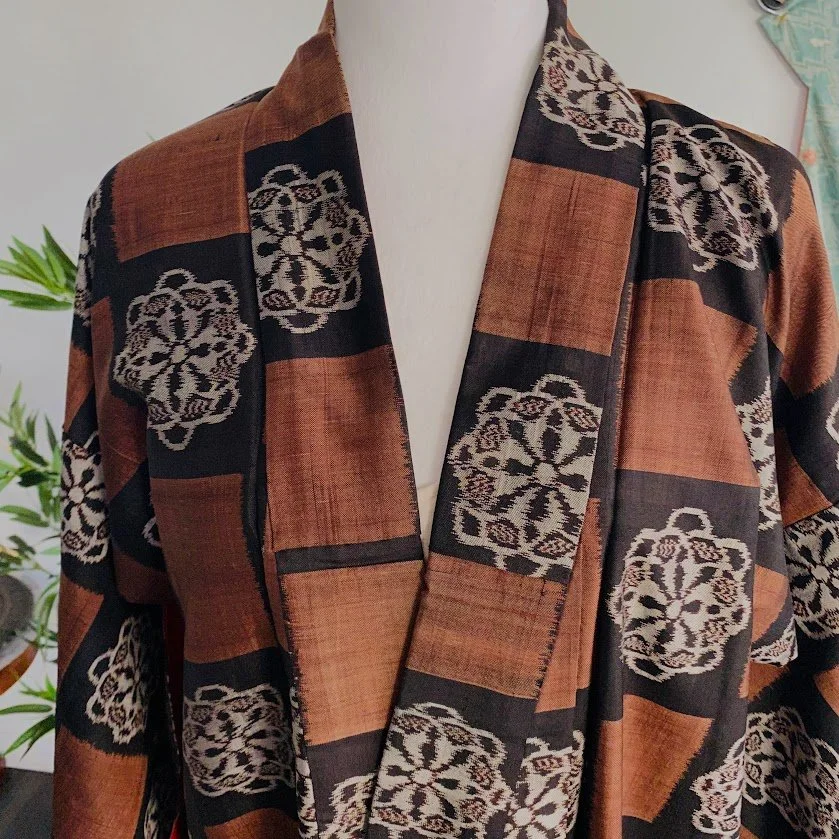 Meisen Reverie Silk Kimono Robe