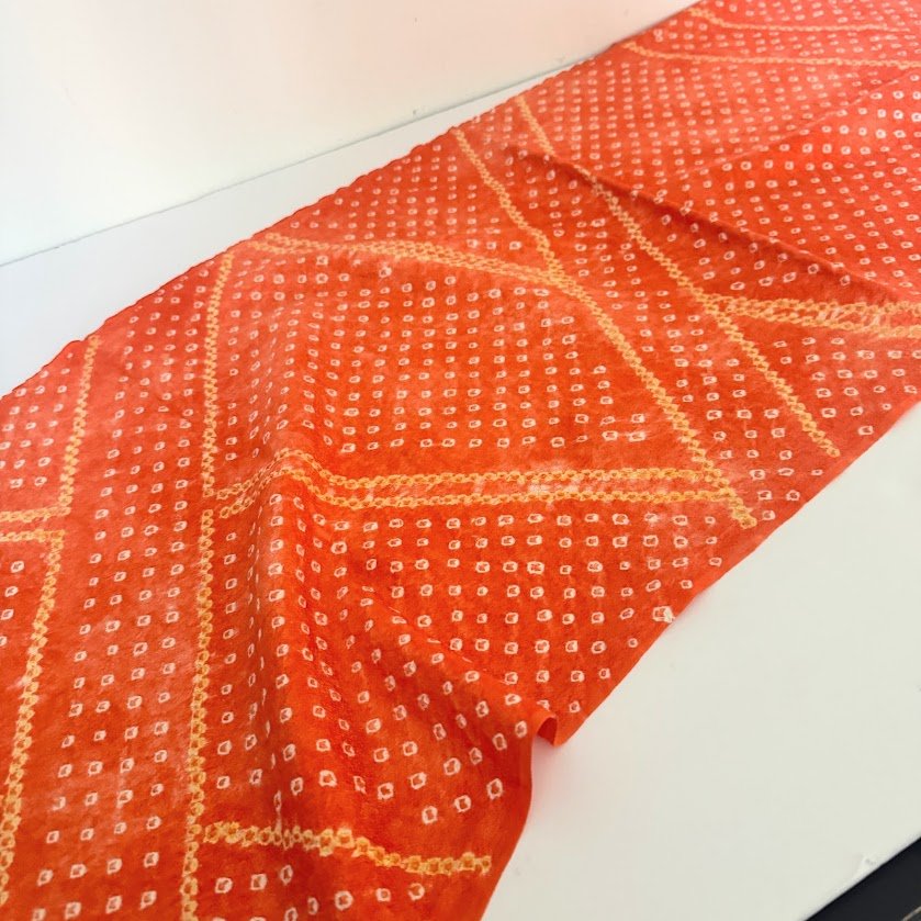 Sunlit Mosaic Shibori Silk Fabric SF60