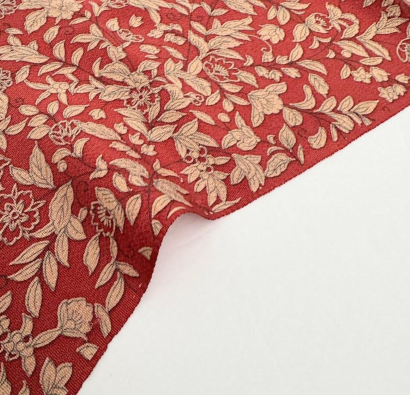 Candy Red Kimono Silk RW67