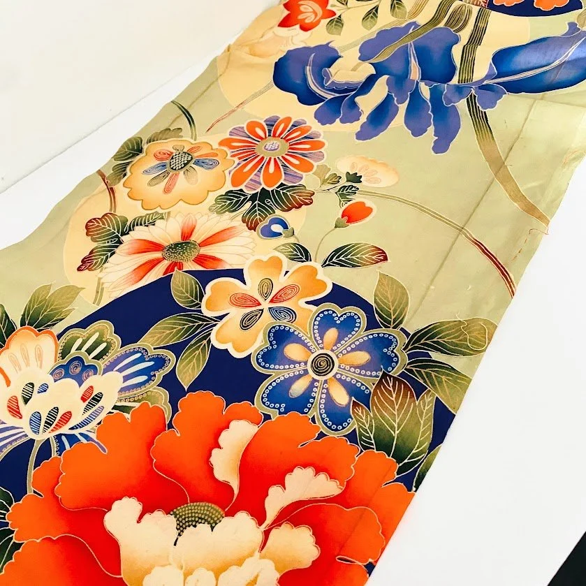 Summer Romance Nagaj Antique Kimono Silk NJ43