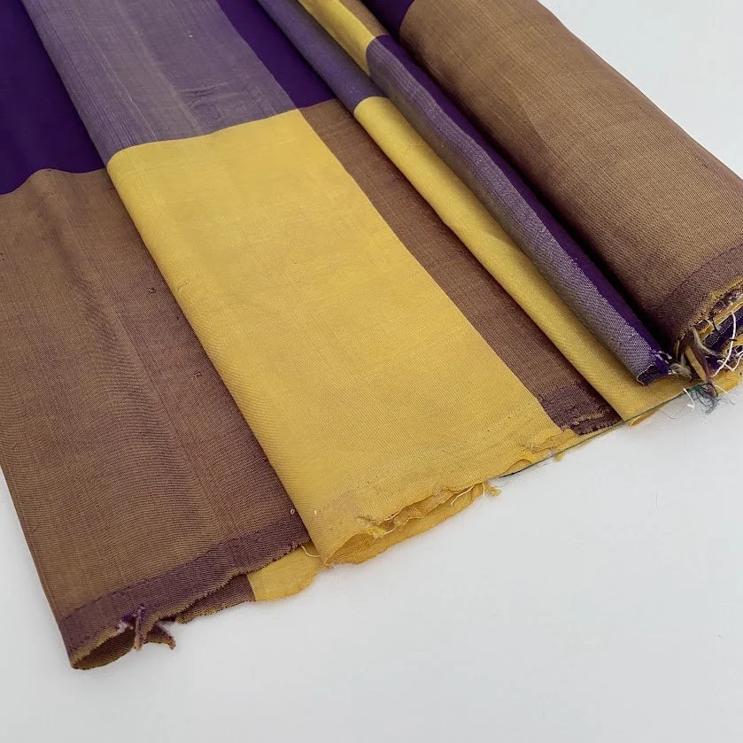 Minimalist Blocks 1950s TRIPLE Width Silk RU85