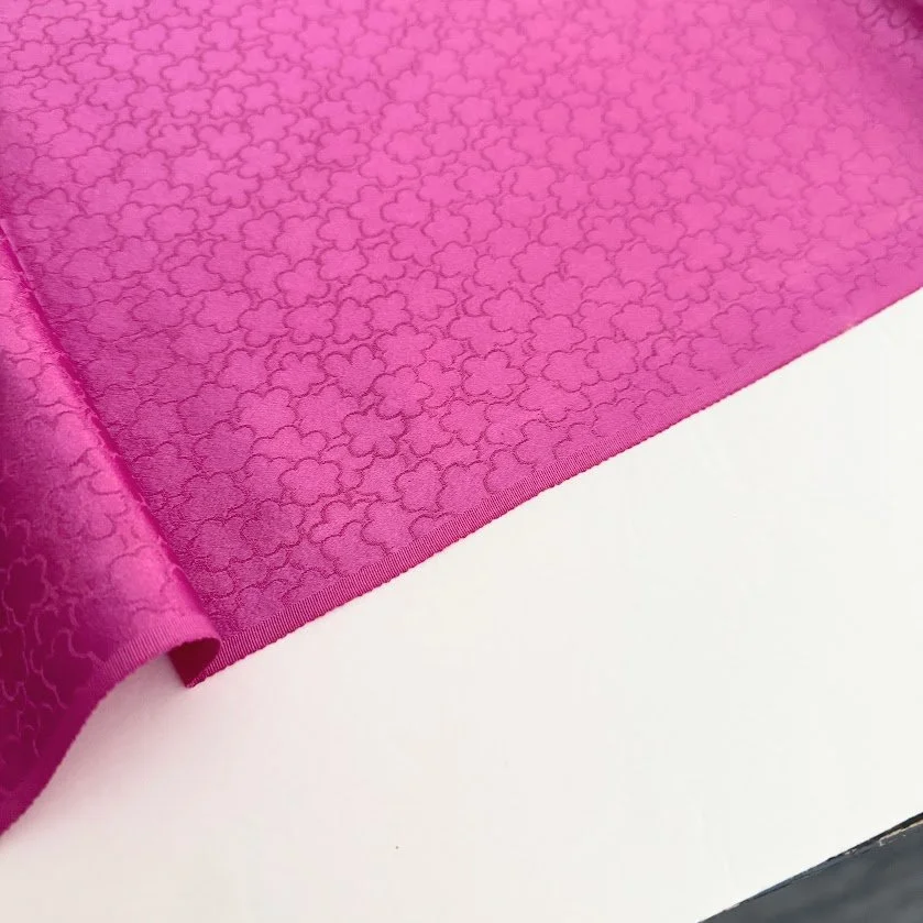 Neon Pink Rinzu Kimono Fabric SCH73