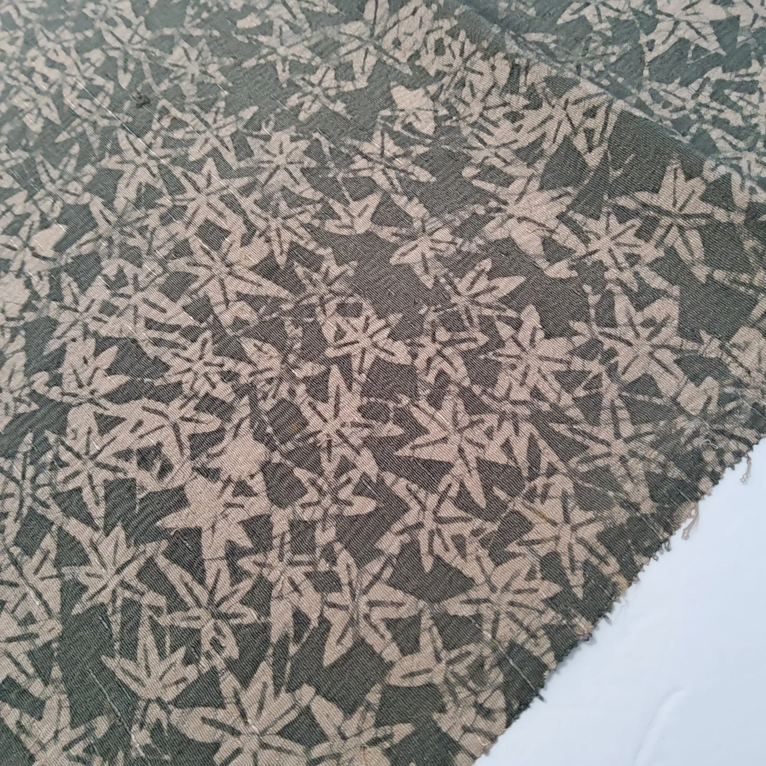 Taupe Maple Tsumugi Kimono Silk TJ47