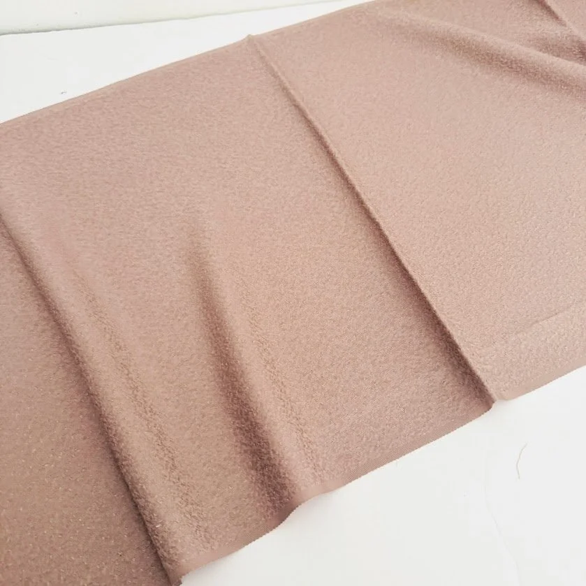 Mushroom Pink Jacquard Kimono Fabric SCH83