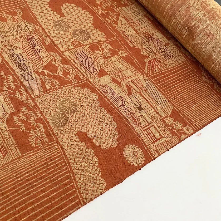 Edo Market Hand Dyed Kimono Silk Bolt BS68