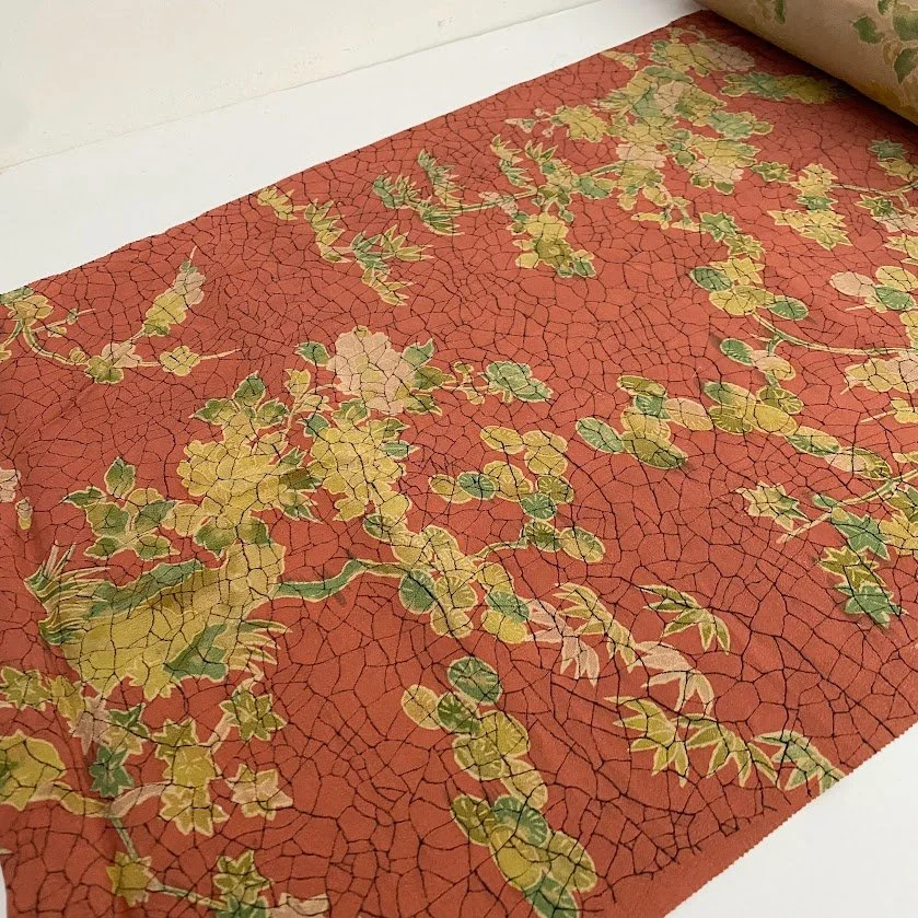 Resilience 1910s Antique 13yds Entire Haori Silk RU45