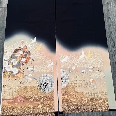 Wabisabi #A#B Tomesode Black Silk ToG3