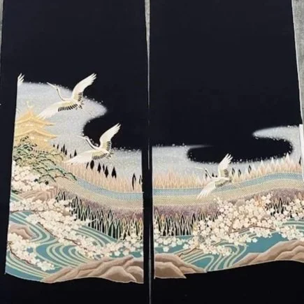 Flight #C#D Tomesode Black Silk ToF96